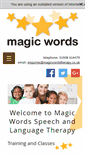 Mobile Screenshot of magicwordstherapy.co.uk